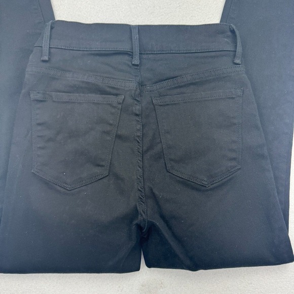 Mott Bow Jeans Women’s Size W 26 L 28 Black High Rise Skinny - Picture 2 of 8